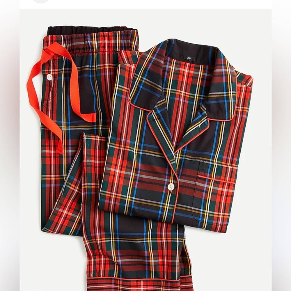 J. Crew Stewart Tartan Pajama Set